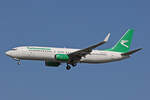 Turkmenistan Airlines, EZ-A018, Boeing B737-82K, msn: 61573/6003, 02.Juli 2025, MXP Milano Malpensa, Italy.