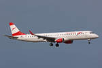 Austrian Airlines, OE-LWL, Embraer ERJ-195LR, msn: 19000532,  City of Prague , 02.Juli 2025, MXP Milano Malpensa, Italy.