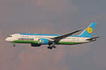 Uzbekistan Airways, UK78706, Boeing B787-8, msn:  64438/965 , 02.Juli 2025, MXP Milano Malpensa, Italy.