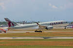Qatar Airways, A7-ALF, Airbus A350-941, msn: 011, 03.Juli 2025, MXP Milano Malpensa, Italy.