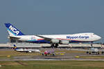 Nippon Cargo Airlines, JA13KZ, Boeing B747-8KZF, msn: 36138/1431,  40th Anniversary , 11.Juli 2025, MXP Milano Malpensa, Italy.