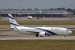 EI AL Israel Airlines, 4X-EKB, Boeing B737-858,  Aashkelon , 28.Juni 2026, MXP Milano Malpensa, Italy.
