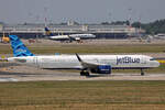 JetBlue Airways, N4058J, Airbus A321-271NXLR, msn: 10619,  wink, wink, mint, mint , 28.Juni 2026, MXP Milano Malpensa, Italy.