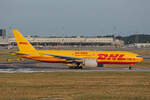 DHL Air UK, G-DHLW, Boeing B777-F6N, msn: 37714/869, 'As one against Cancer', 10.Juli 2026, MXP Milano Malpensa, Italy.