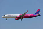 Wizz Air, HA-LGD, Airbus A321-271NX, msn: 11022, 10.Juli 2026, MXP Milano Malpensa, Italy.