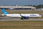 JetBlue Airways, N4064J, Airbus A321-271NX, msn: 10861, 'EleMintary, My Dear Watson', 10.Juli 2026, MXP Milano Malpensa, Italy.
