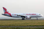 Air Arabia Maroc Airbus A320-214 CN-NMK nach der Landung in Amsterdam 28.12.2019