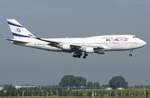 ElAl Boeing 747-400, 4X-ELE, 28.08.2017 Amsterdam-Schiphol