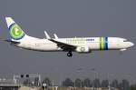 Transavia, PH-HZN, Boeing, B737-8K2, 19.09.2009, AMS, Amsterdam, Niederlande     