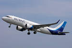 Kuwait Airways, 9K-AKR, Airbus A320-251N, msn: 11014,  الروضتين / Al Rawdhatain , 18.Mai 2023, AMS Amsterdam, Netherlands.