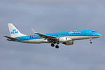 KLM Cityhopper, PH-EZO, Embraer ERJ-190STD, msn: 19000345, 18.Mai 2023, AMS Amsterdam, Netherlands.