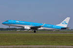 KLM Cityhopper, PH-EZP, Embraer ERJ-190STD, msn: 19000347, 19.Mai 2023, AMS Amsterdam, Netherlands.