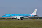 KLM Cityhopper, PH-EZU, Embraer ERJ-190STD, msn: 19000522, 19.Mai 2023, AMS Amsterdam, Netherlands.
