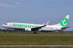 Transavia Airlines, PH-HXE, Boeing B737-8K2, msn: 61790/5951, 19.Mai 2023, AMS Amsterdam, Netherlands.