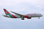 Kenya Airways, 5Y-KZB, Boeing B787-8, msn: 35511/184,  The Zambezi River , 20.Mai 2023, AMS Amsterdam, Netherlands.