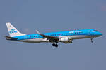 KLM Cityhopper, PH-EZT, Embraer ERJ-190LR, msn: 19000519, 20.Mai 2023, AMS Amsterdam, Netherlands.
