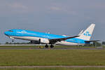 KLM Royal Dutch Airlines, PH-HSD, Boeing B737-8K2, msn: 39260/3581,  Groene Specht , 20.Mai 2023, AMS Amsterdam, Netherlands.