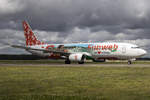 Transavia Boeing 737-800 PH-HXA  Sunweb  c/s am 09.08.2024 in Amsterdam