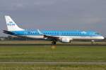 KLM - Cityhopper, PH-EZS, Embraer, 190LR, 06.10.2013, AMS, Amsterdam, Netherlands         