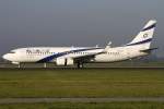 El Al, 4X-EKO, Boeing, B737-86Q, 07.10.2013, AMS, Amsterdam, Netherlands             