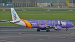 . G-FBEJ  Embraer ERJ-195LR von flybe fhrt ber das Rollfeld des Flughafens Schiphol.  27.09.2016