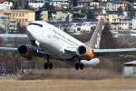Take off B737/Jet Time / Innsbruck (LOWI / INN) / 27.02.2010.
