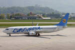Eurocypria Airlines, 5B-DBV, Boeing 737-8Q8, msn: 30654/1295, 20.April 2007, SZG Salzburg, Austria.
