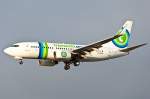 Landung B737/Transavia/Salzburg/23.01.10