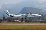 Landung/Dash8/FlyBe/Salzburg/23.01.10.