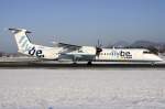 Flybe, G-ECOR, Bombardier, Dash-8-402Q, 16.01.2010, SZG, Salzburg, Austria      