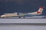 Austrian Arrows, OE-LGE, deHavilland, DHC-8-402Q, 16.01.2010, SZG, Salzburg, Austria    