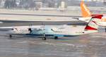Austrian Arrows De Haviland Canada DHC 8-402Q OE-LFG FLughafen Salzburg 03.01.2009