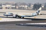 FLY BE Embraer ERJ 195LR G-FBEN Flughafen Salzburg 03.01.2009