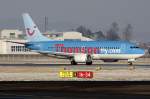 Thomsonfly, G-THOP, Boeing, B737-3U3, 10.01.2009, SZG, Salzburg, Austria