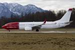 Norwegian, LN-NHA, Boeing, B737-8JP, 09.01.2016, SZG, Salzburg, Austria 



