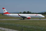 Austrian Airlines Embraer ERJ-195LR (ERJ-190-200 LR) OE-LWP, cn(MSN): 19000558,
Wien Schwechat, 23.08.2017.