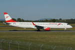 Austrian Airlines Embraer ERJ-195LR (ERJ-190-200 LR) OE-LWE, cn(MSN): 19000423,
Wien Schwechat, 23.08.2017.