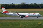 Austrian Airlines Embraer ERJ-195LR (ERJ-190-200 LR) OE-LWE, cn(MSN): 19000423,
Wien Schwechat, 21.08.2017.