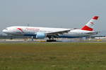 Austrian Airlines Boeing B777-2Z9(ER) OE-LPA, cn(MSN): 28698,
Wien Schwechat, 24.08.2017.