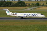 Adria Airways Canadair CL-600-2C10 Regional Jet CRJ-701ER S5-AAZ, cn(MSN): 10014,
Wien Schwechat, 21.08.2017.
2001-2014 Lufthansa CityLine D-ACPC.