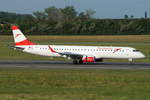 Austrian Airlines Embraer ERJ-195LR (ERJ-190-200 LR) OE-LWB, cn(MSN): 5122,
Wien Schwechat, 21.08.2017.