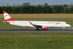Austrian Airlines Embraer ERJ-195LR (ERJ-190-200 LR) OE-LWP, cn(MSN): 19000558,
Wien Schwechat, 21.08.2017.

2012 - 06.2017 Lufthansa CityLine D-AEBR.