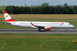 Austrian Airlines Embraer ERJ-195LR (ERJ-190-200 LR) OE-LWI, cn(MSN): 19000500,
Wien Schwechat, 21.08.2017.