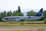 Travel Service, OK-TVI, Boeing B737-86Q, msn: 30294/1469, 21.Juni 2008, BSL Basel - Mühlhausen, Switzerland.