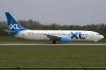 XL Airways, D-AXLG, Boeing, B737-8Q8, 25.04.2010, BSL, Basel, Switzerland 

