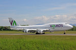 Wamos Air, EC-KSM, Boeing 747-412, 18.Mai 2016, BSL Basel, Switzerland.