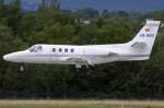 Di Air, 4O-OOO, Cessna, 500 Citation I, 19.07.2009, GVA, Geneve, Switzerland 

