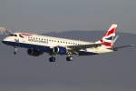 British Airways - CityFleyer, G-LCYN, Embraer, EMB-190SR, 29.12.2012, GVA, Geneve, Switzerland          