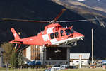 Swiss Air Ambulance - REGA, HB-ZRQ, Agusta, A109-SP, 08.10.2016, SMV, Samedan, Switzerland         