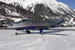 Air Matrix, G-MATX, Pilatus, PC-12, 31.01.2009, SMV, Samedan, Switzerland